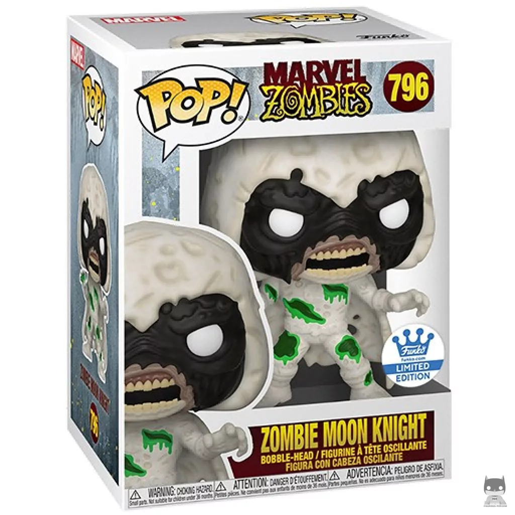 Zombie Moon Knight Funko Pop! figure in its box