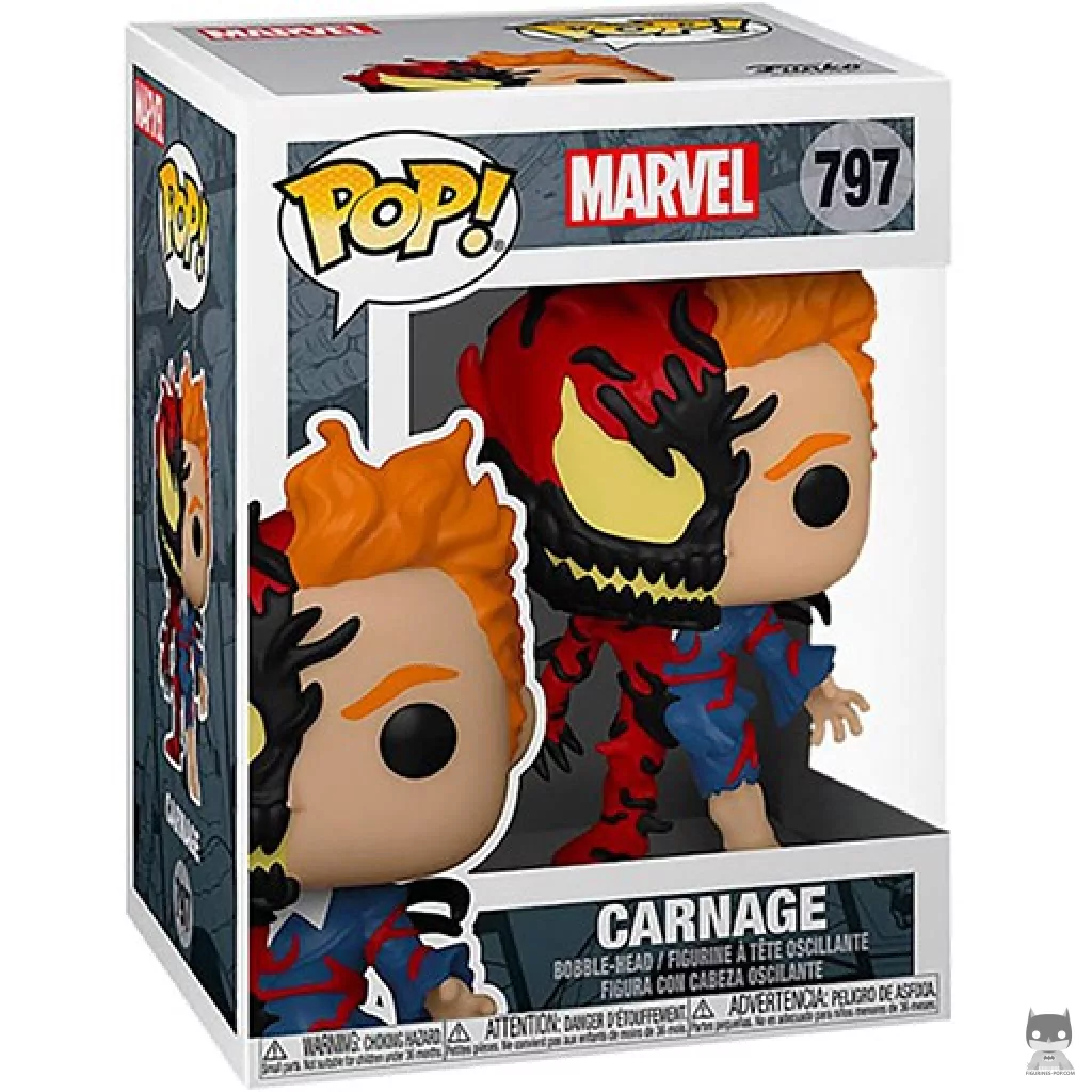 Carnage Funko Pop! figure in its box