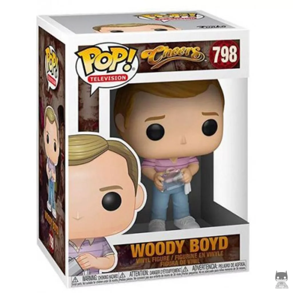 Woody Boyd Funko Pop! figure in its box