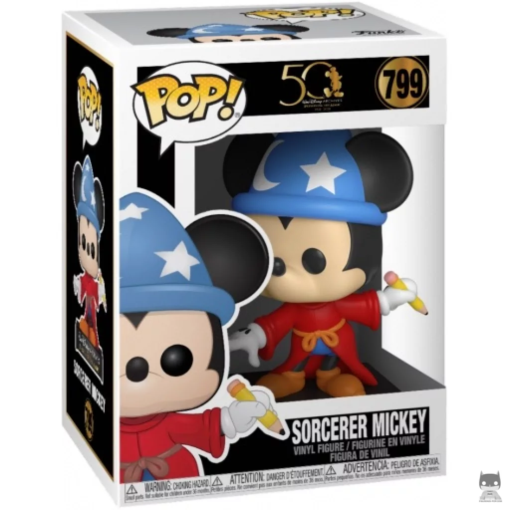 Sorcerer Mickey Funko Pop! figure in its box
