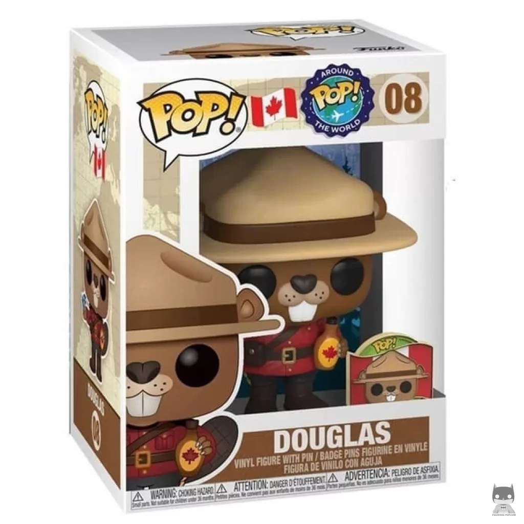 Douglas Funko Pop! figure in its box
