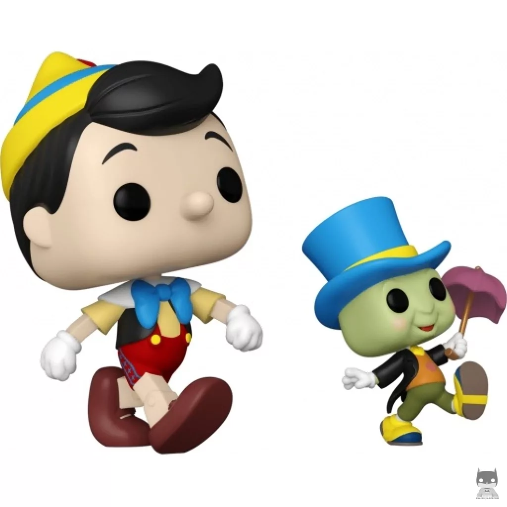 Pinocchio & Jiminy Cricket Funko Pop! figure (Disney 100)