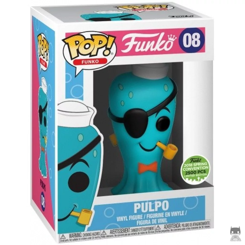 Pulpo (Blue) Funko Pop! figure in its box