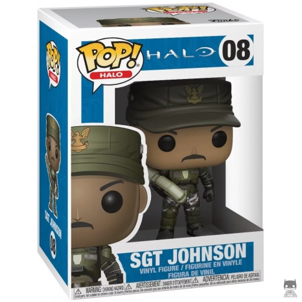 Sgt. Johnson Funko Pop! figure in its box
