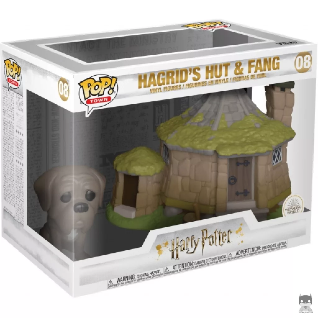 Hagrid's Hut with Fang Funko Pop! figure in its box
