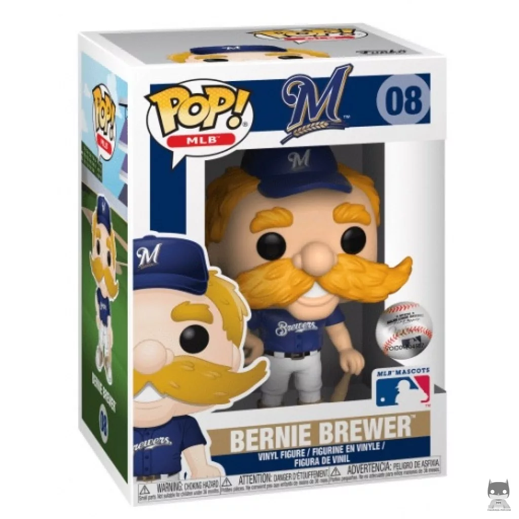 Bernie Brewer Funko Pop! figure in its box