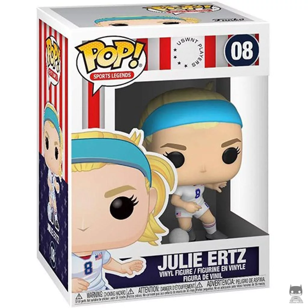 Julie Ertz Funko Pop! figure in its box