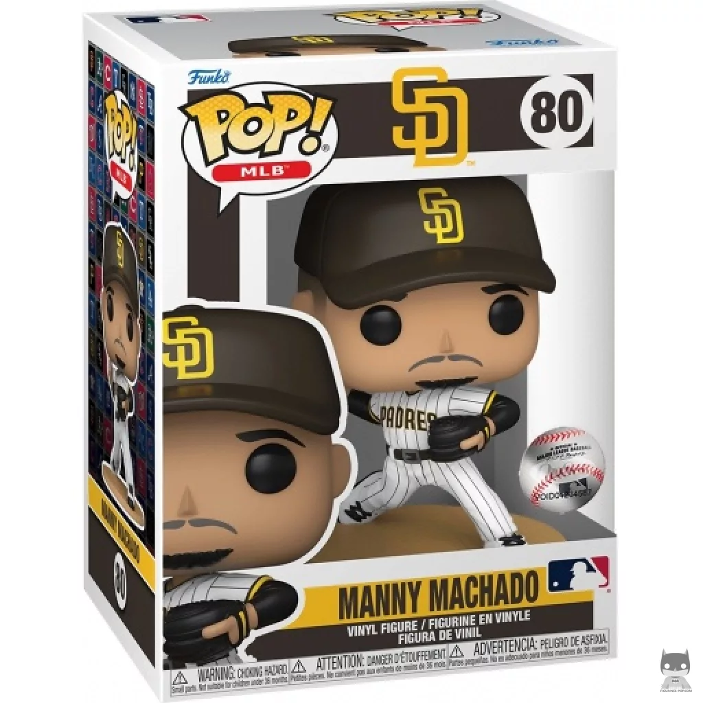 Manny Machado Funko Pop! figure in its box