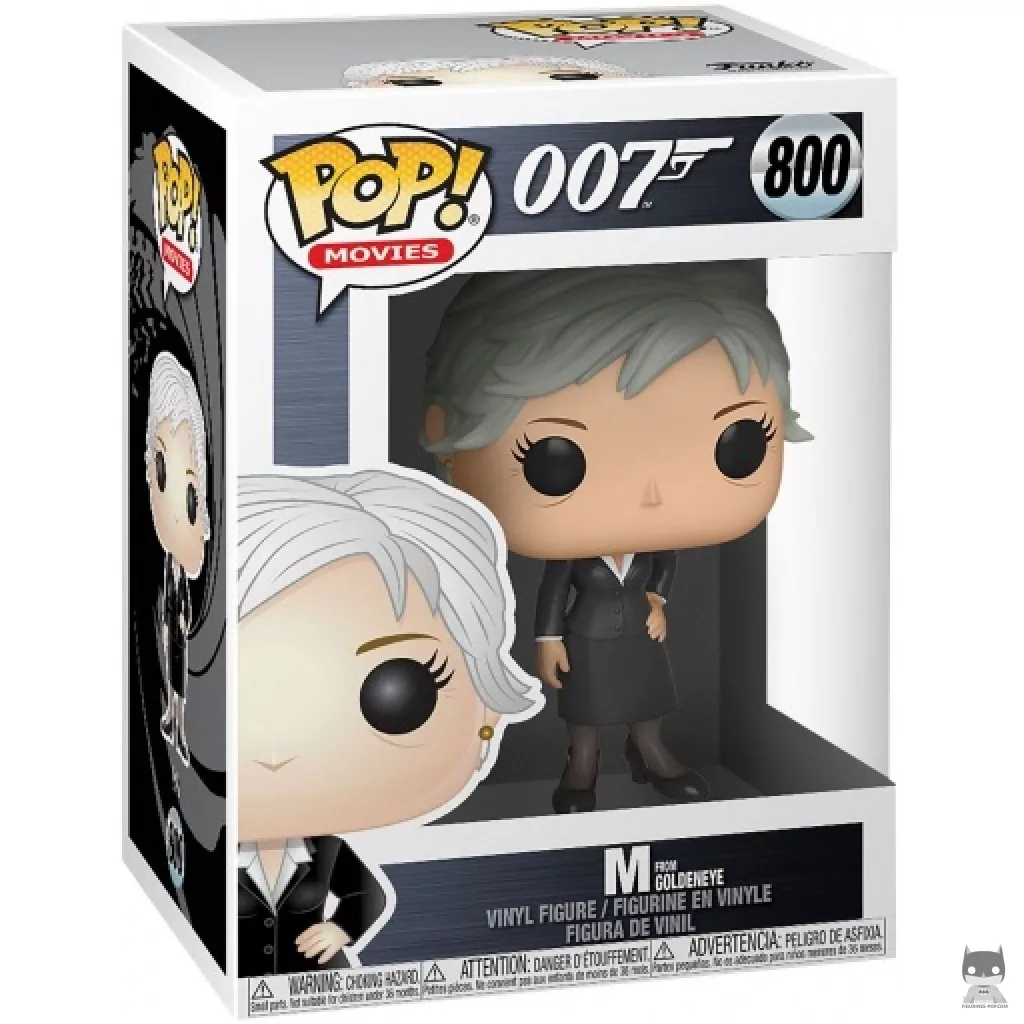 M (Goldeneye) Funko Pop! figure in its box