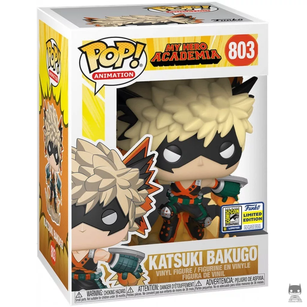 Katsuki Bakugo Funko Pop! figure in its box