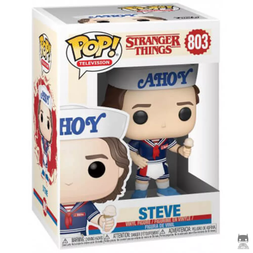 Steve Ahoy with ice cream Funko Pop! figure in its box