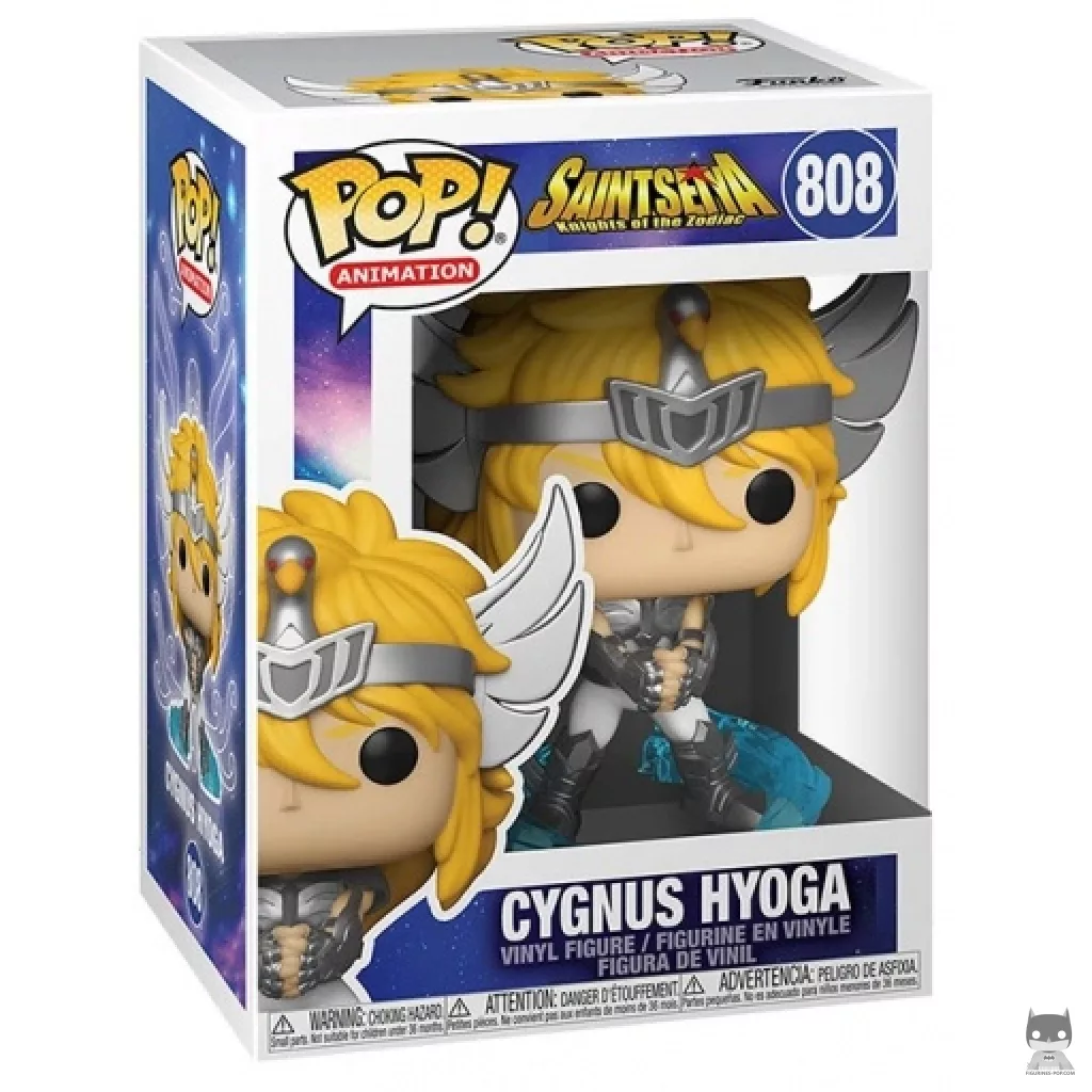 Cygnus Hyoga Funko Pop! figure in its box