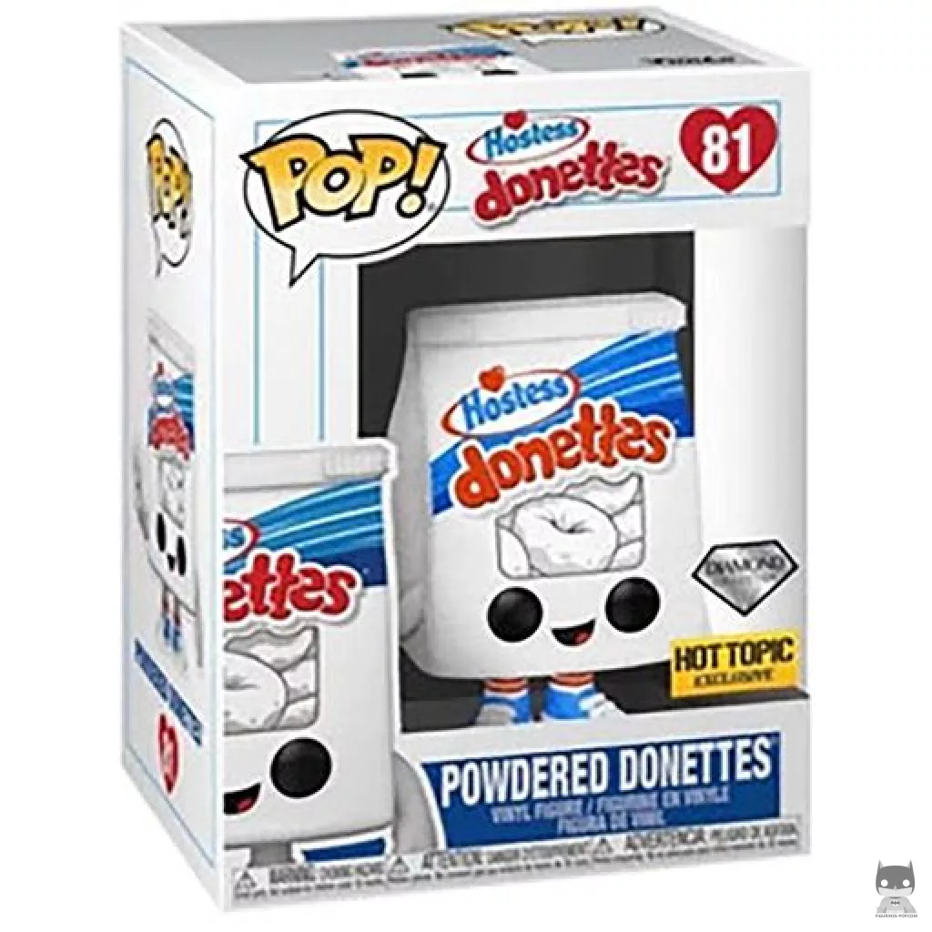 Powdered Donettes (Diamond Glitter) Funko Pop! figure in its box