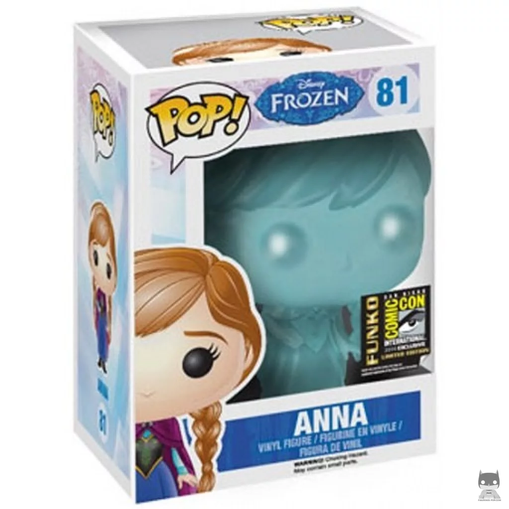Anna (Translucent) Funko Pop! figure in its box