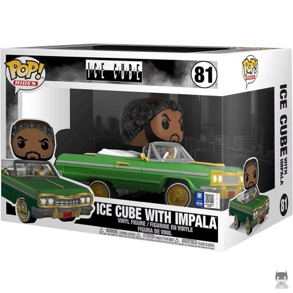Ice Cube with Impala (Supersized) Funko Pop! figure in its box