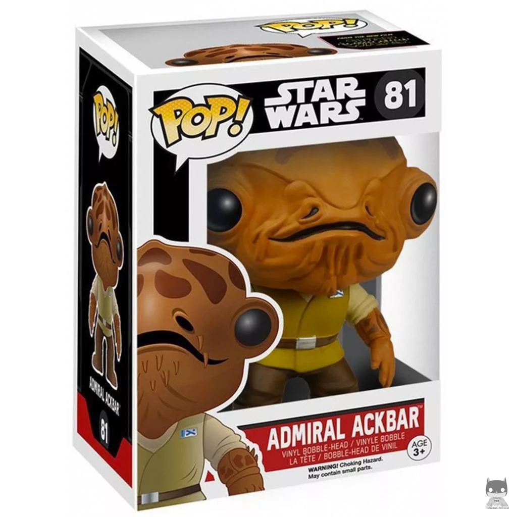 Admiral Ackbar Funko Pop! figure in its box
