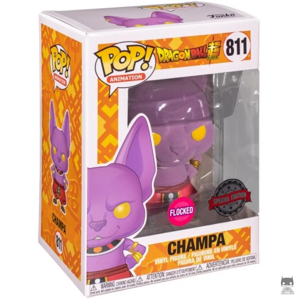 Champa (Flocked) Funko Pop! figure in its box