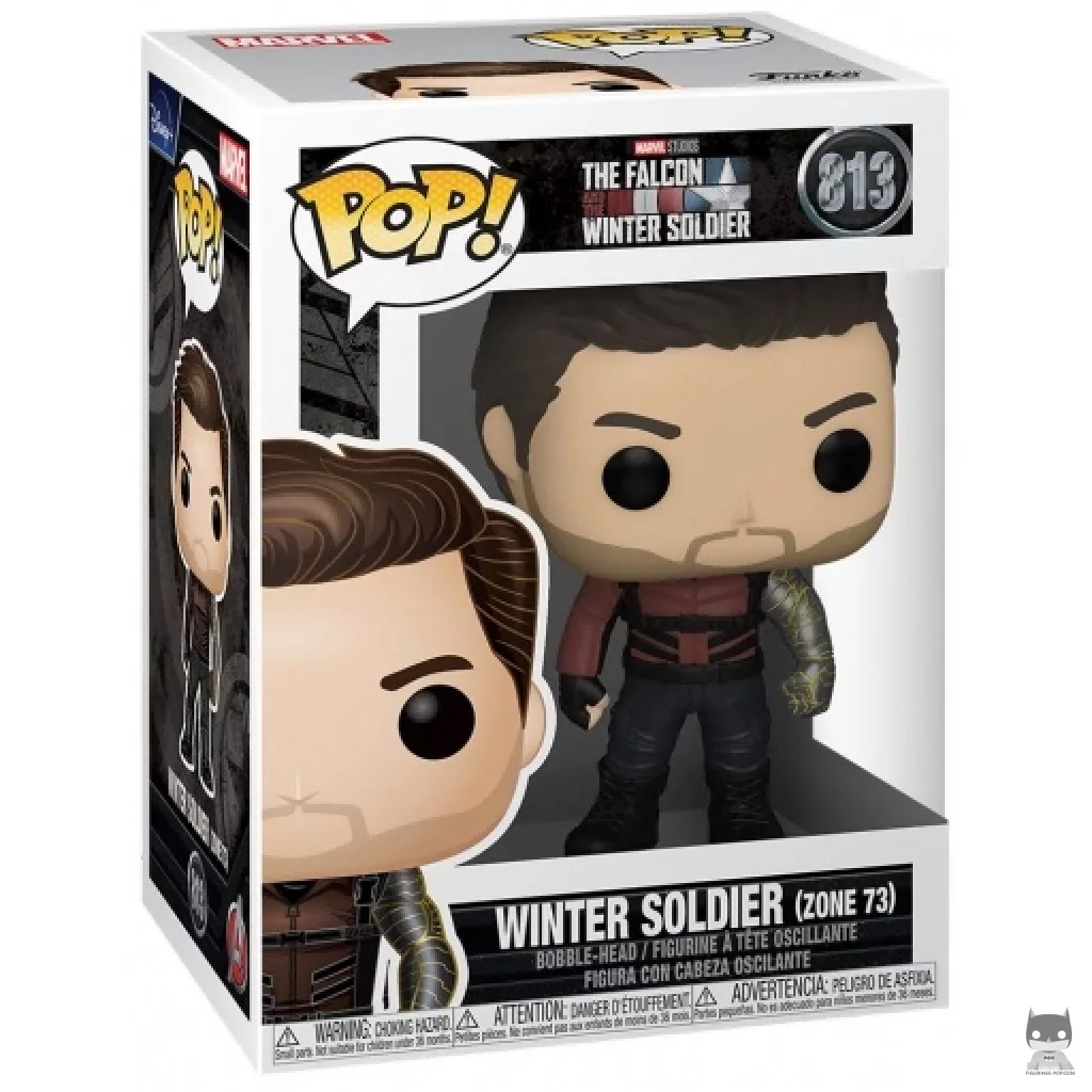 Winter Soldier Zone 73 Funko Pop! figure in its box