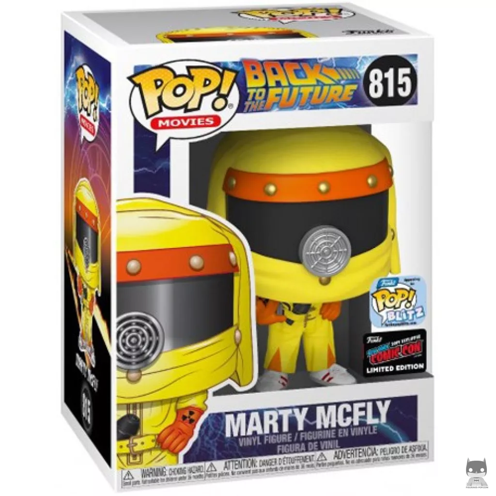 Marty McFly Funko Pop! figure in its box