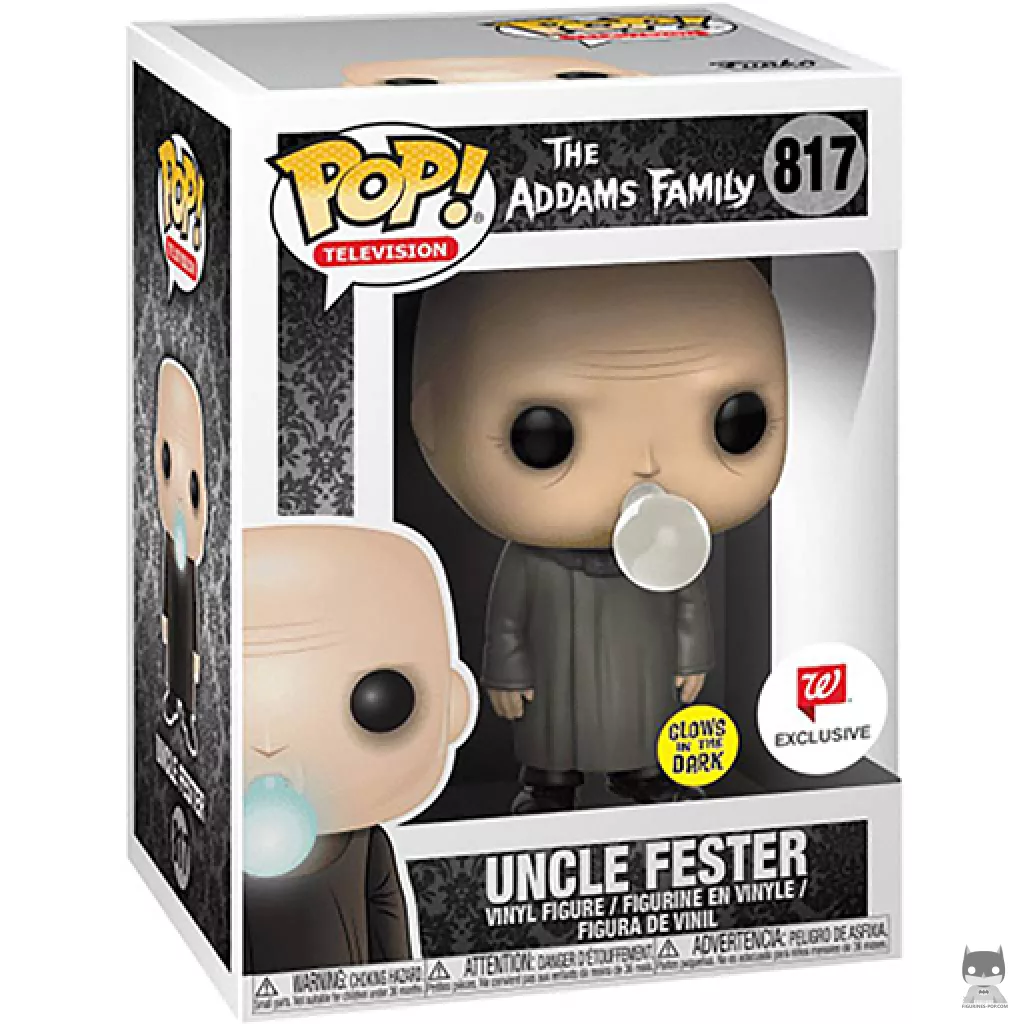 Uncle Fester (Glow in the Dark) Funko Pop! figure in its box