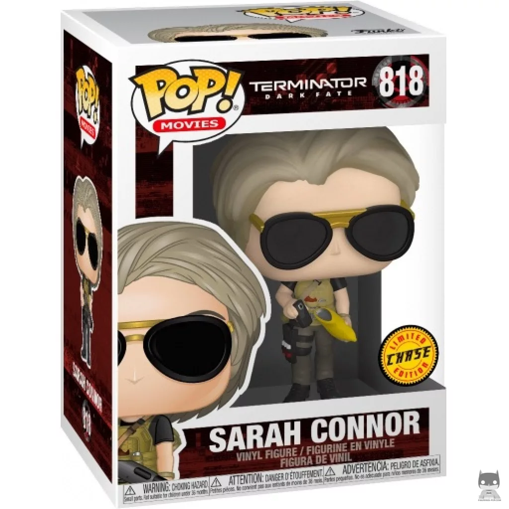 Sarah Connor (Chase) Funko Pop! figure in its box