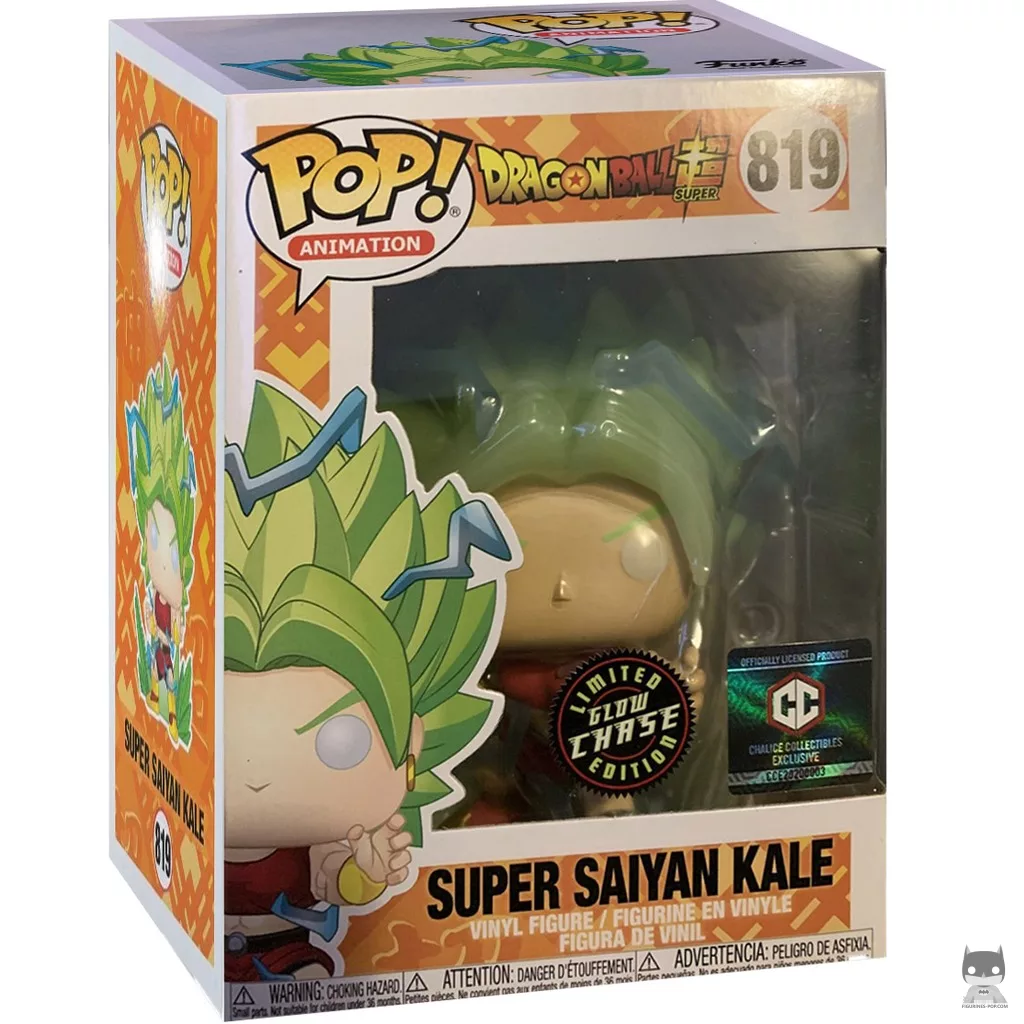 Super Saiyan Kale (Chase & Glow in the Dark) Funko Pop! figure in its box