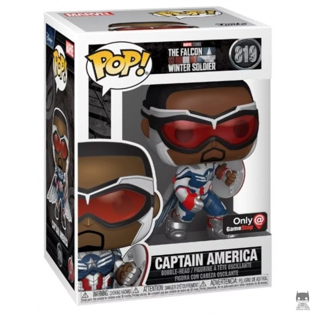 Captain America Funko Pop! figure in its box