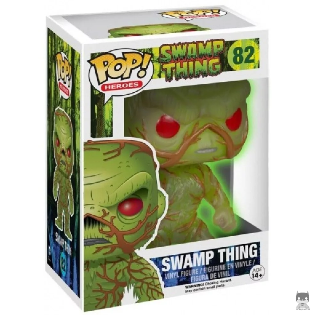 Swamp Thing (Glow in the Dark) Funko Pop! figure in its box