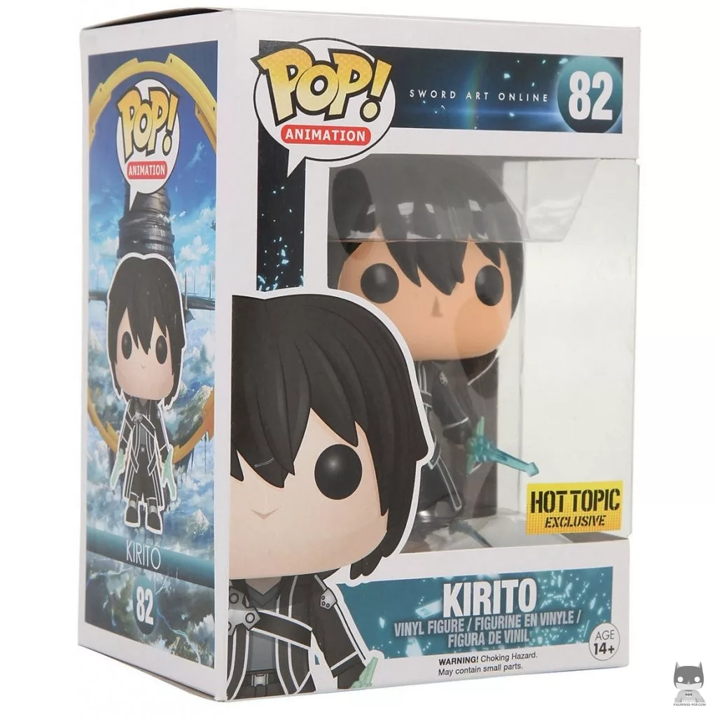 Kirito with Translucent Swords Funko Pop! figure in its box