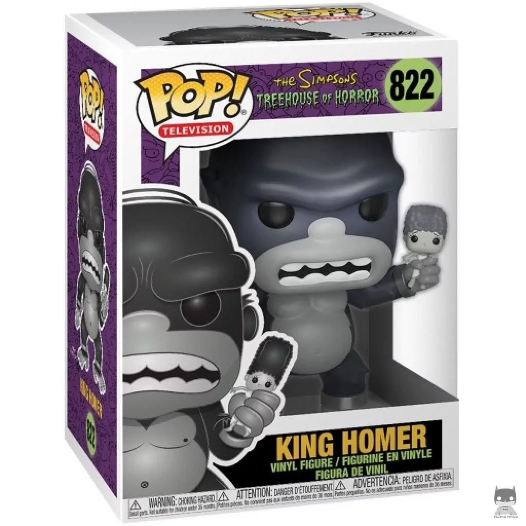 King Homer Funko Pop! figure in its box
