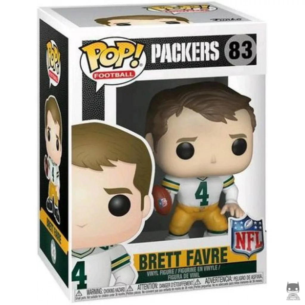 Brett Favre (Away Jersey) Funko Pop! figure in its box