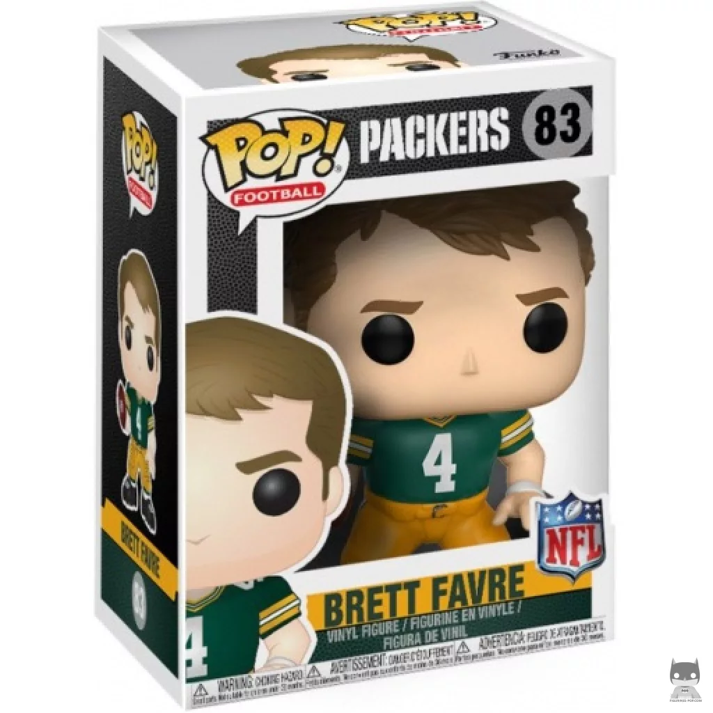 Brett Favre (Green Bay Home) Funko Pop! figure in its box