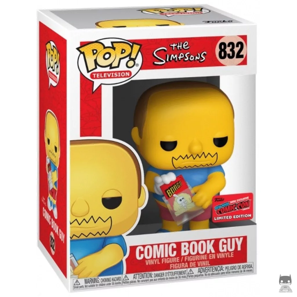 Comic Book Guy Funko Pop! figure in its box