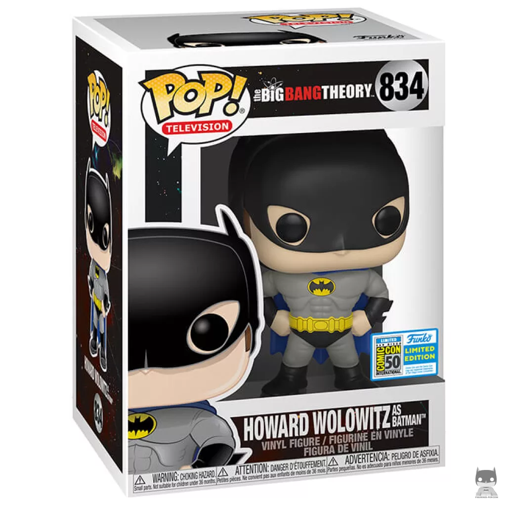 Howard Wolowitz as Batman Funko Pop! figure in its box