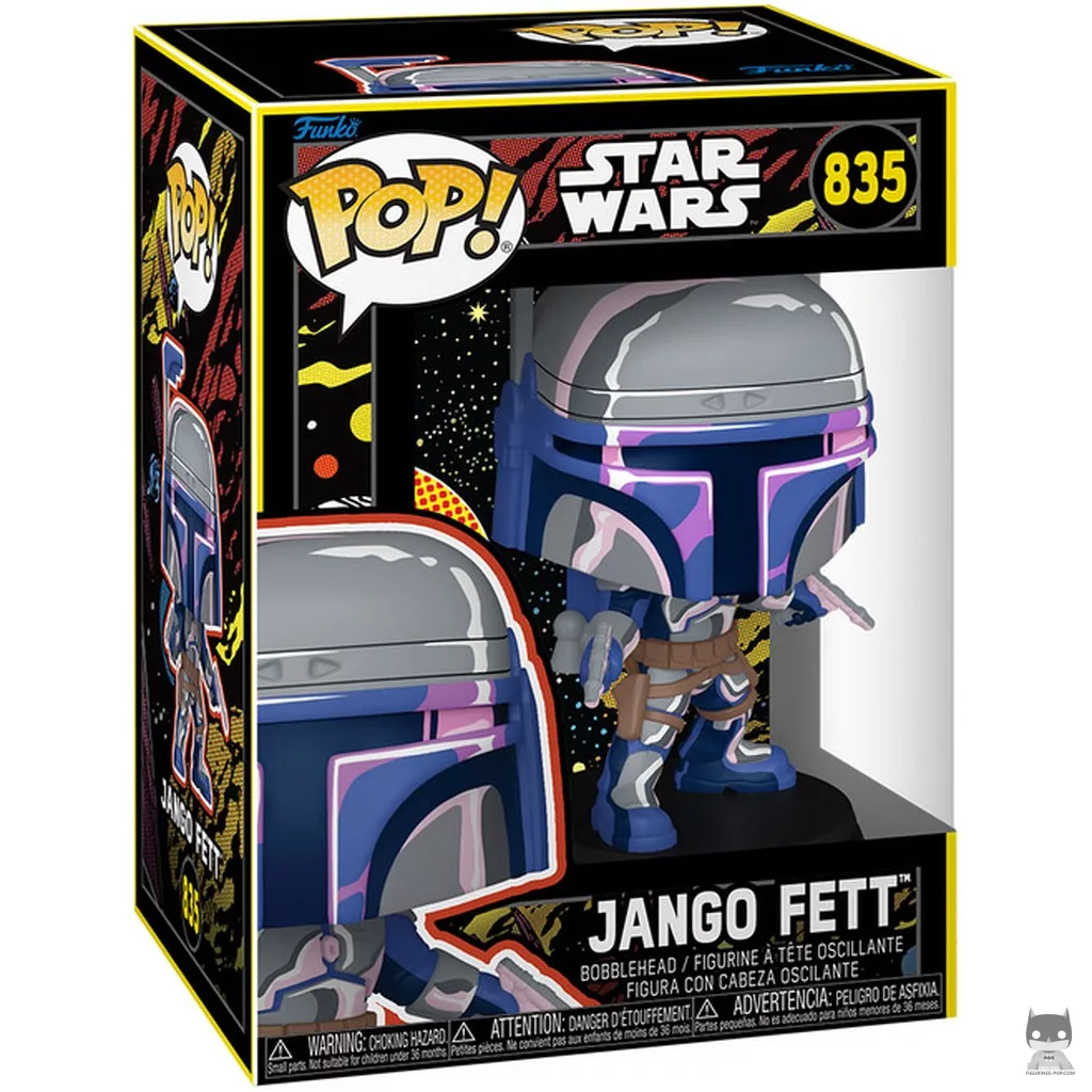 Jango Fett Funko Pop! figure in its box