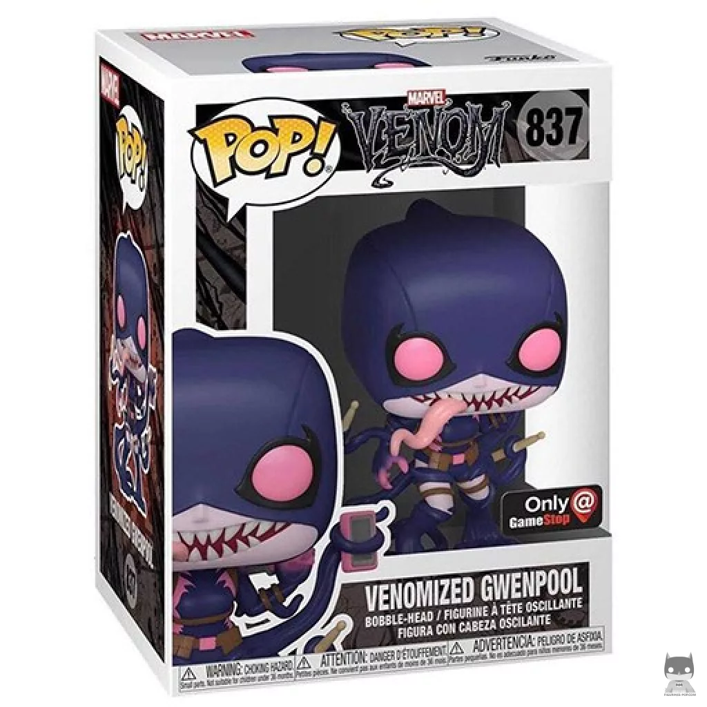 Venomized Gwenpool Funko Pop! figure in its box