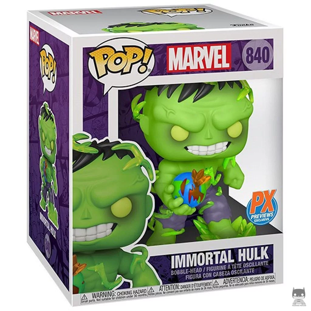 Immortal Hulk (Supersized) Funko Pop! figure in its box