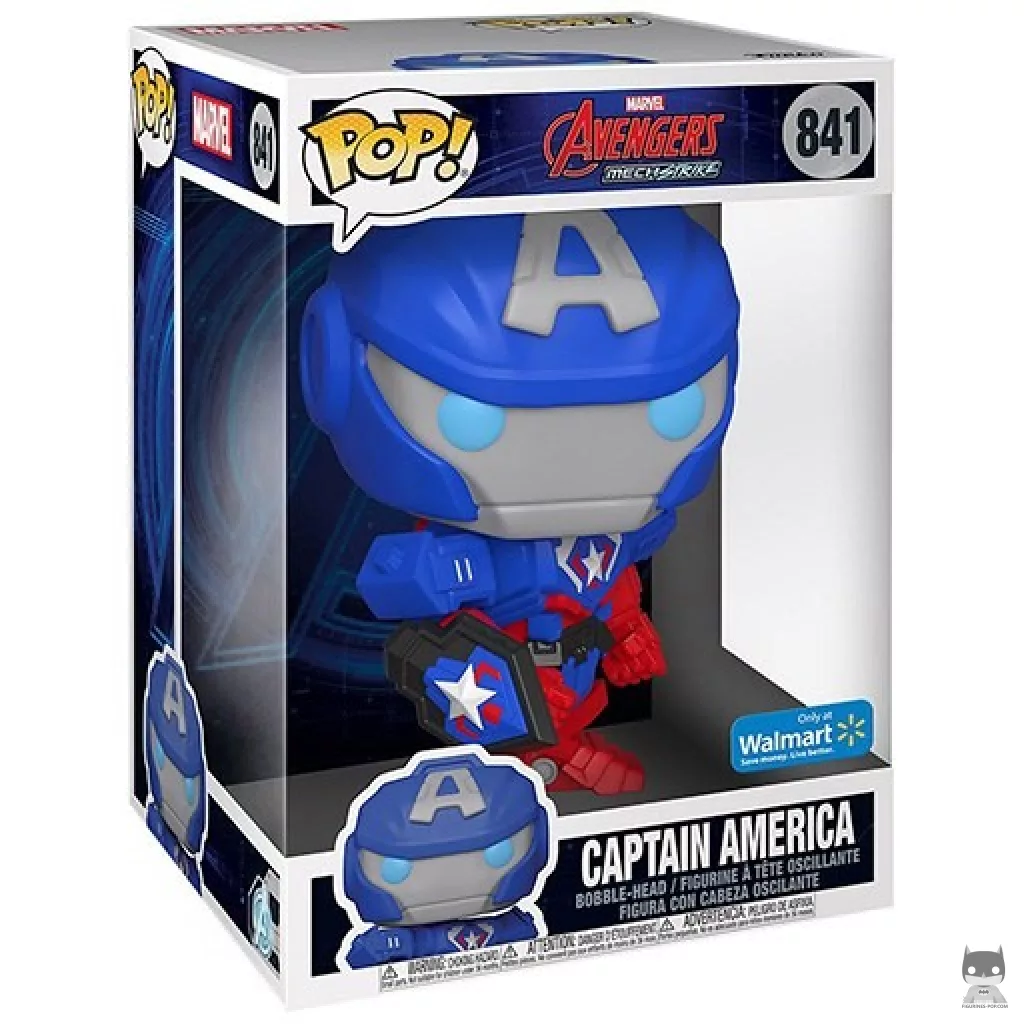Captain America (Supersized) Funko Pop! figure in its box