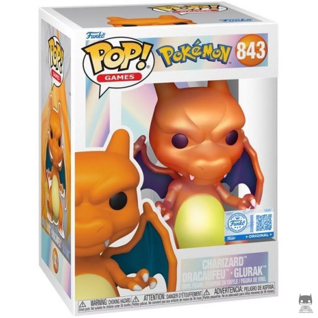 Charizard (Pearlescent) Funko Pop! figure in its box