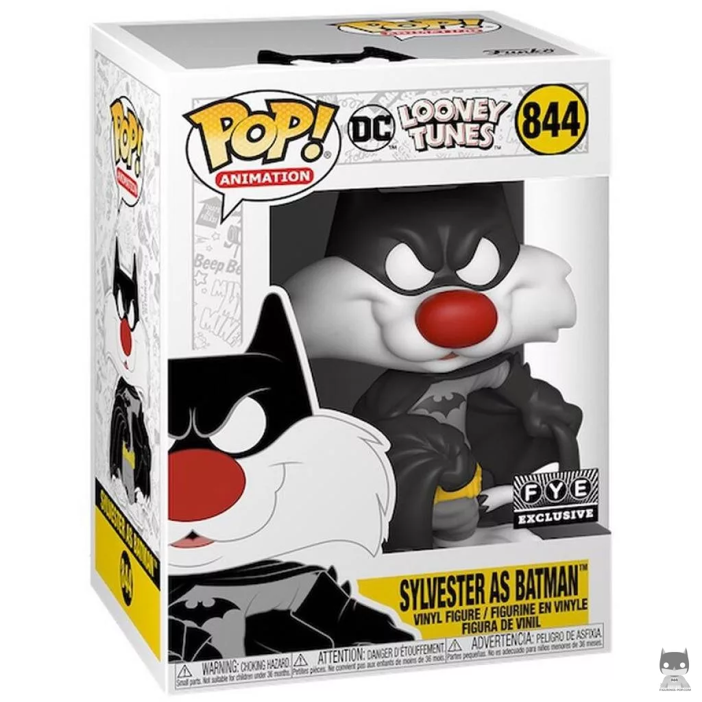 Sylvester as Batman Funko Pop! figure in its box