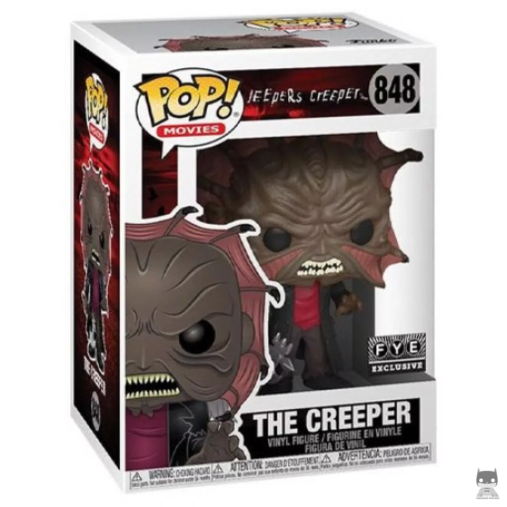 Jeepers Creepers with no hat Funko Pop! figure in its box