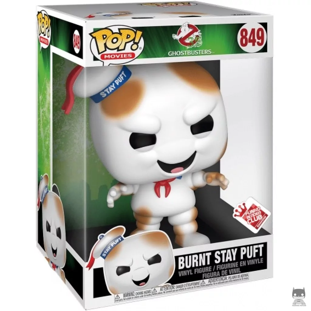 Burnt Stay Puft (Supersized) Funko Pop! figure in its box