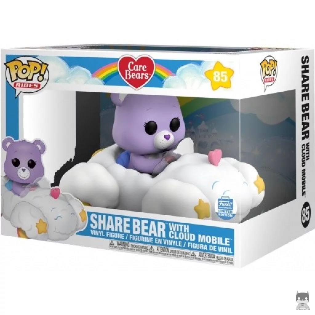 Share Bear with Cloud Mobile Funko Pop! figure in its box