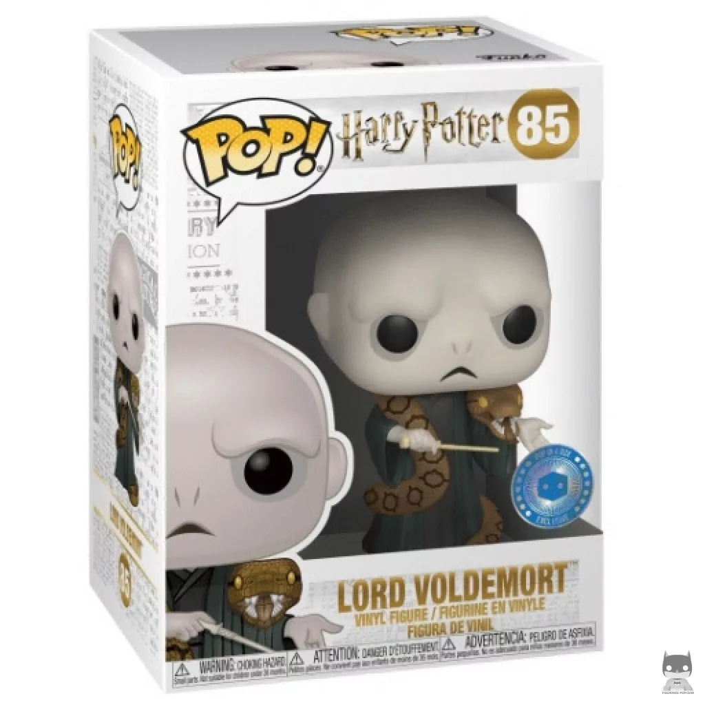 Lord Voldemort with Nagini Funko Pop! figure in its box
