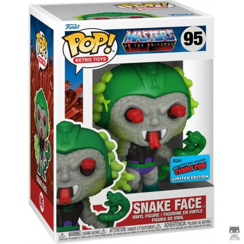 Snake Face Funko Pop! figure in its box