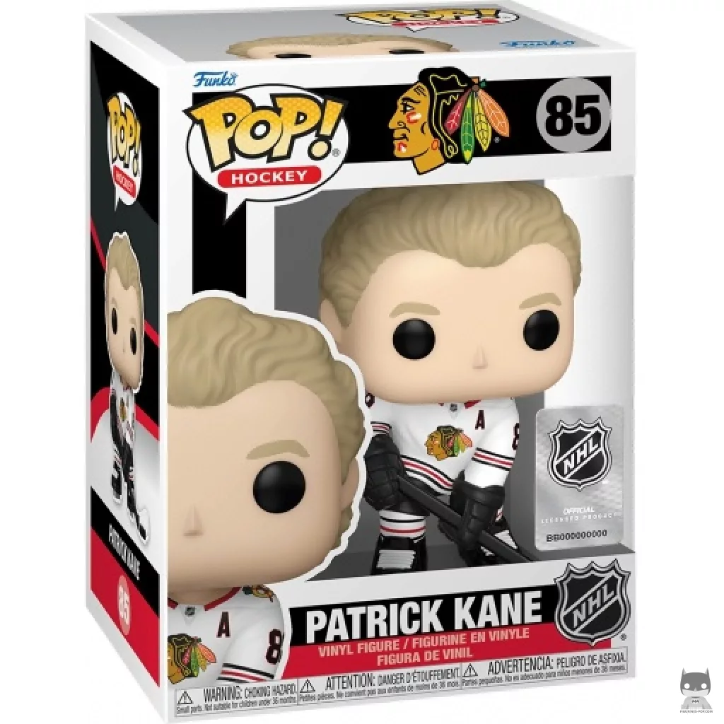 Patrick Kane Funko Pop! figure in its box