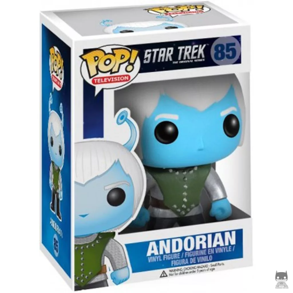 Andorian Funko Pop! figure in its box