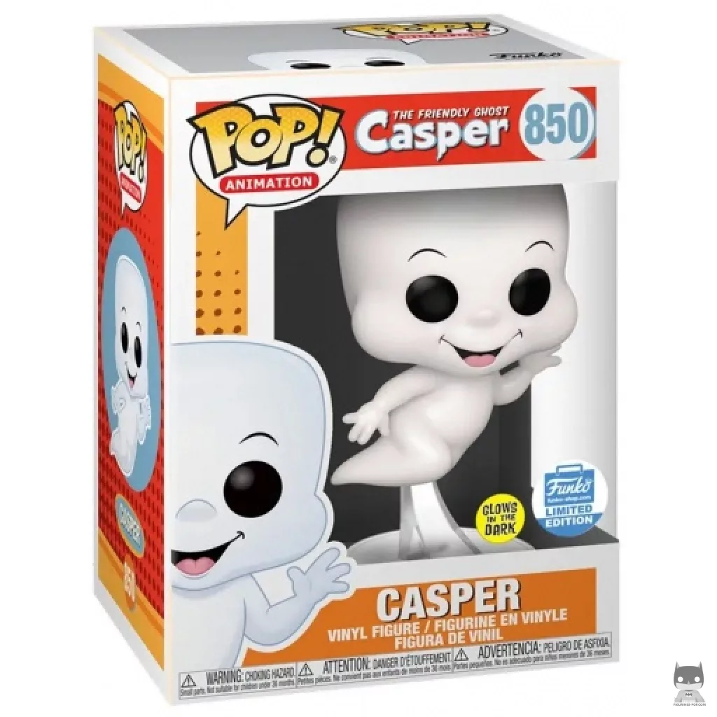 Casper (Glow in the Dark) Funko Pop! figure in its box