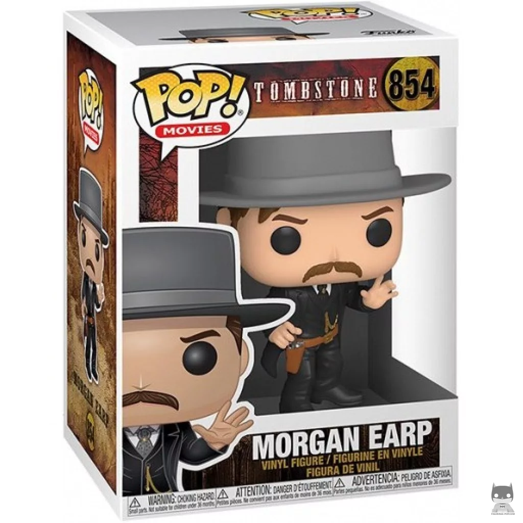 Morgan Earp Funko Pop! figure in its box