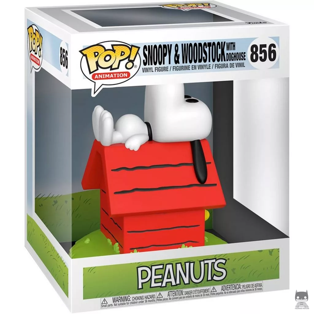 Snoopy & Woodstock with Doghouse Funko Pop! figure in its box